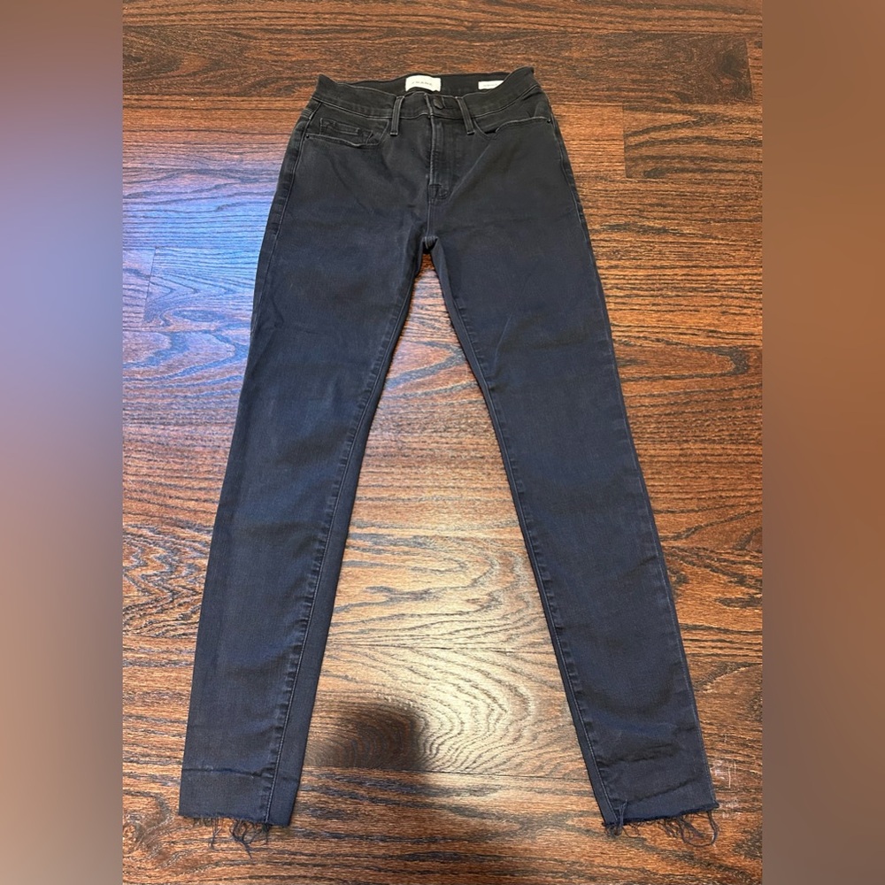 FRAME le skinny de jeanne black jeans Size 27